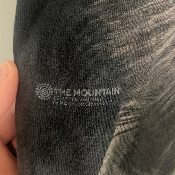 The Mountain Vintage T-Shirt Bat Tie Dye Graphic Size Small - Picture 4 of 5